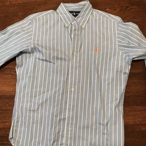 Polo Button Down Casual Dress Shirt - Men’s Small